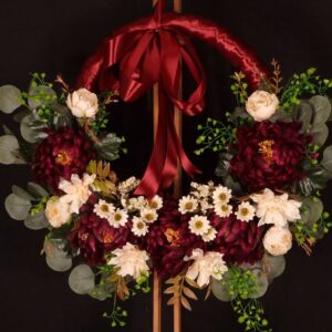 Burgundy Seasonal Wreath