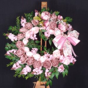 Pink Peonies Everyday Wreath